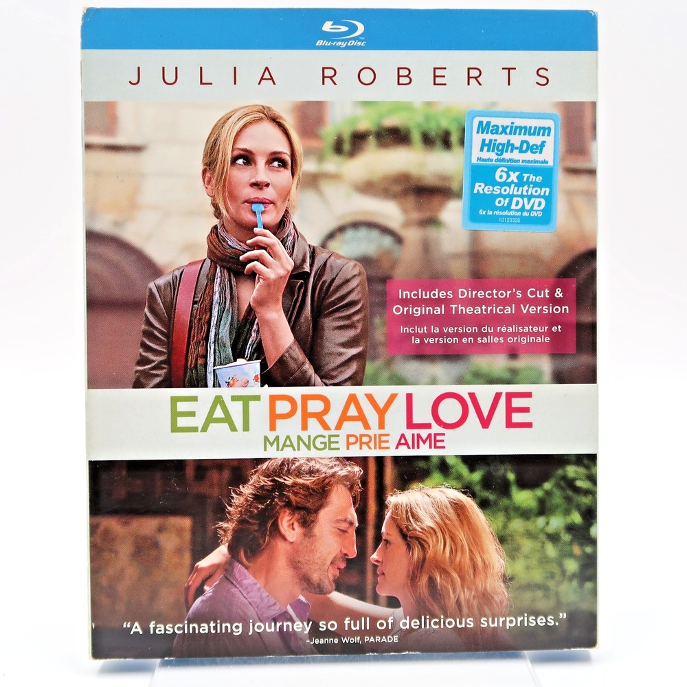 Eat Pray Love Blu-ray 2010 Julia Roberts James Franco Javier Bardem PG Sony